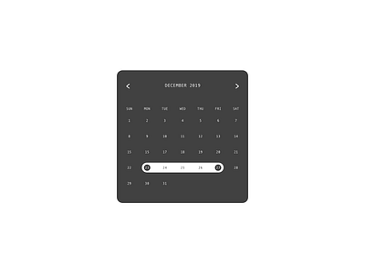 #DailyUI #UI #080 #datepicker