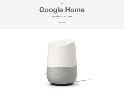 #DailyUI #UI #096 #currentlyinstock #googlehome