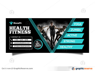 FITNESS & GYM FACEBOOK COVER facebook fitness fitness facebook cover fitness social media gym gym and fitness gym facebook cover gym social media health marketing promotion promotions social media post design social media posts