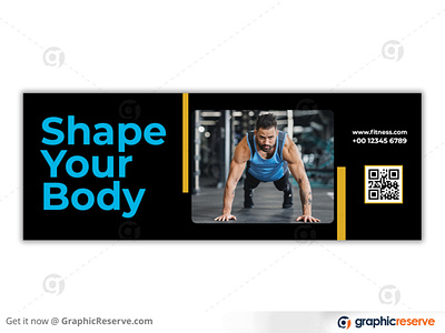 FITNESS FACEBOOK PAGE COVER TEMPLATE