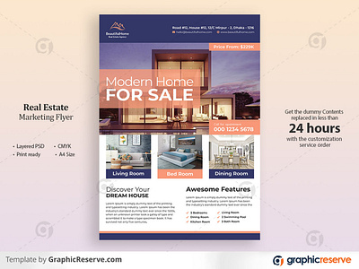 Real Estate Flyer By Creative Clan Team On Dribbble