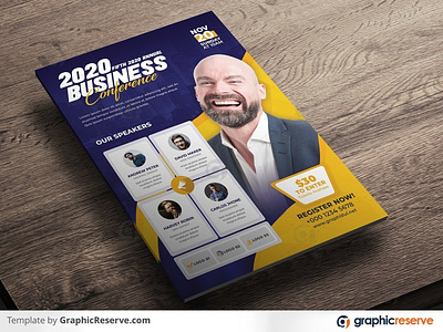 Creative & Modern Business Conference Flyer Template