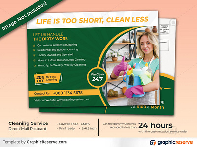 Cleaning Service EDDM Postcard