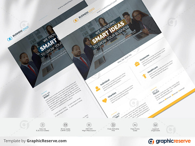 Corporate Flyer templates 2 in 1 a4 flyer blue business flyer template clean corporate flyer creative design creative flyer flyer marketing flyer modern flyer multipurpose flyer orange