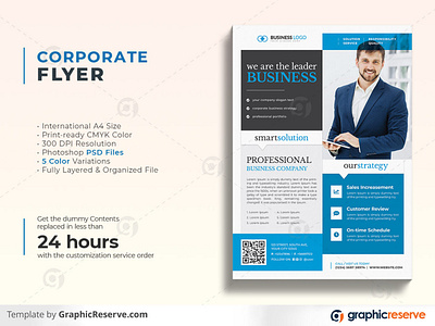 Corporate Business Flyer template