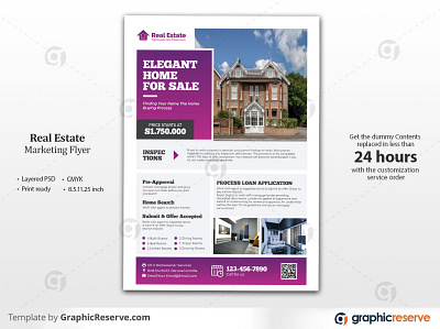 Clean & Modern Real Estate Flyer Template real estate real estate agent real estate broker real estate flyer real estate flyer template real estate marketing flyer realtor realtor flyer