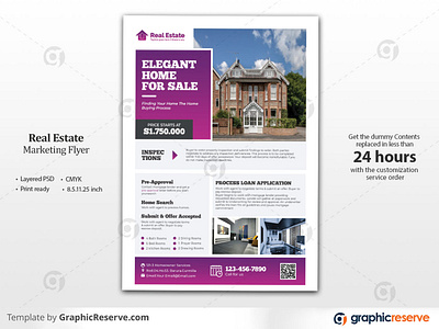 Clean & Modern Real Estate Flyer Template