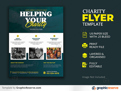 Charity Flyer Template Design