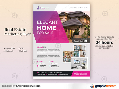 Free custom printable real estate flyer templates