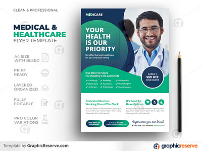 Medical & Healthcare Flyer Template