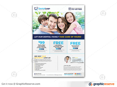 Dental Flyer with Promotional Coupon