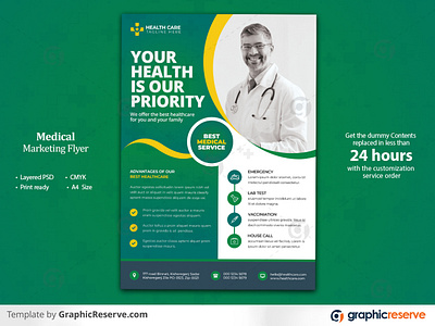 Multipurpose Medical & Healthcare Flyer Template