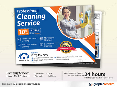 Cleaning Service EDDM Postcard