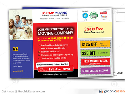Moving and Storage Company Postcard