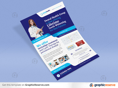 Dental Services Promotional Flyer template medical