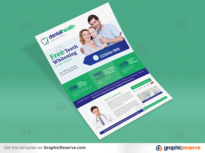 Dental Promotional Services Flyer template medical