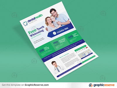 Dental Promotional Services Flyer template