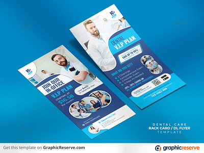 Dental care Promotional DL Flyer / Rack Card template