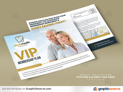 Dental Promotional Postcard & Direct mail EDDM template