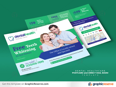 Dental Promotional Services Direct mail EDDM Postcard template promotional eddm postcard