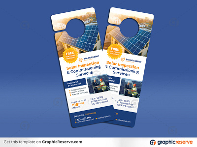 Solar Service Door Hanger Design template solar door hanger solar energy door hanger solar flyer solar marketing solar marketing flyer