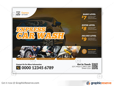 CAR WASH EDDM POSTCARD