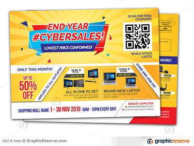 MEGA OFFER EDDM POSTCARD FOR PRODUCT PROMOTE big sales eddm clearance sale postcard design product marketing product promote product sales eddm template promotional cyber sales super sales eddm