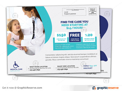 MEDICAL SERVICES MARKETING EDDM POSTCARD EDDM POSTCARD clinic postcard equipment healthcare postcard hospital hospital postcard medical eddm postcard medical postcard pharmaceutical pharmaceuticals pharmacy