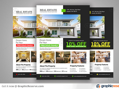 REAL-ESTATE FLYER DESIGN TEMPLATE DOWNLOAD