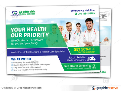 MEDICAL HEALTHCARE SERVICES EDDM POSTCARD