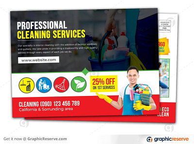 PROFESSIONAL CLEANING SERVICES EDDM POSTCARD cleaning service cleaning service eddm cleaning service postcard services eddm postcard template