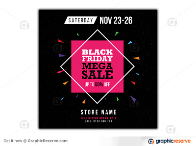 BLACK FRIDAY SALE SOCIAL MEDIA POST TEMPLATE black friday black friday facebook ad black friday sale black friday sale social christmas sale instagram stories media ad media post template winter sale year end sale