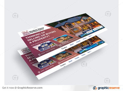 REAL ESTATE FACEBOOK COVER by Graphic Reserve on Dribbble
