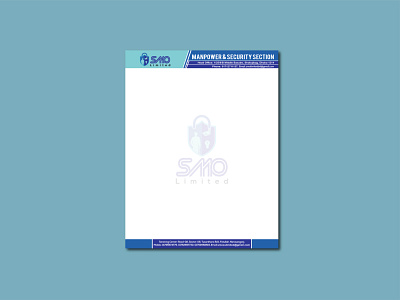 Security Company Letterhead Design design letter head letterhead pad design