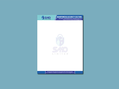 Security Company Letterhead Design