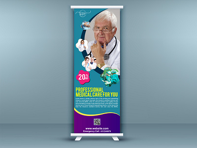 X-Stand Banner Template Design stand banner