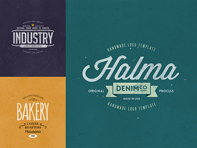 Retro Logo Templates V.06