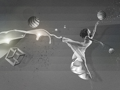 Web header cinematic dance danse graphic design illustration noir web design webdesign