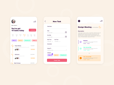 Task Management App Design app app design lists task management task manager tasks to do to do list todo ui ui app design ui design ui ux uiux