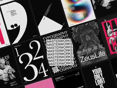 Typography Posters — Swiss Style branding contrast flat poster design posters swiss style poster typography typography posters visual