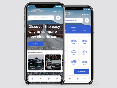 Car comparison mobile app