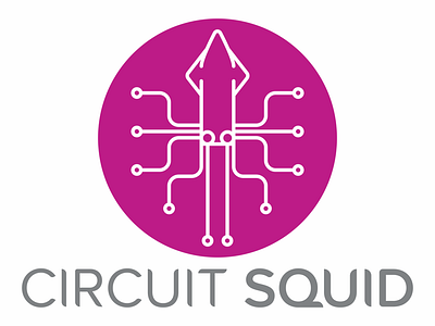 Circuit Squid adobe brand ideas branding creative logo design logo designer vector graphics