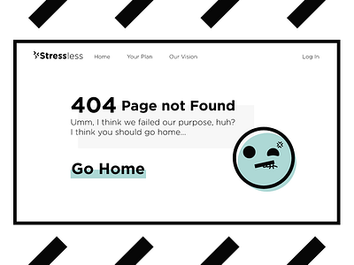 404 Page Stressless 008 404 dailyui dailyui 008 page not found ui