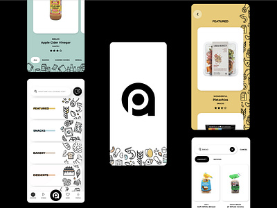 Allergy Project allergy app design gluten interface product design project ui ux