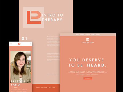 Counseling Website branding counseling design graphic design interface logo therapy ui web webdesign website
