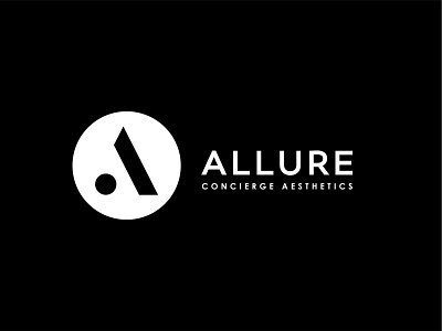 Allure a allure branding design graphic design logo