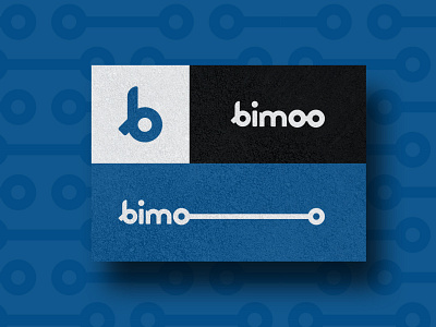 Bimoo - Logo blue brand logo logotype visual identity