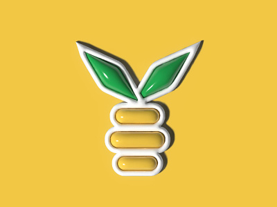 Bee Creative 3D Icon Design 3d bee bee hive beekeeping branding graphic design honey honey bee honey logo honeybee honeycomb logo sweet