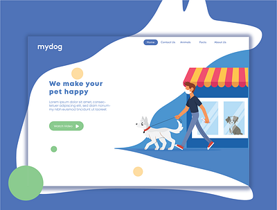 Pet Line adobe adobe illustrator app flat graphicdesign illustration ui ux vector web design webdesign website design