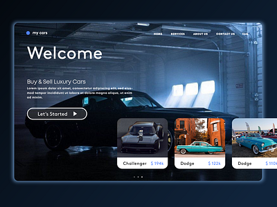 Garage Landing Page